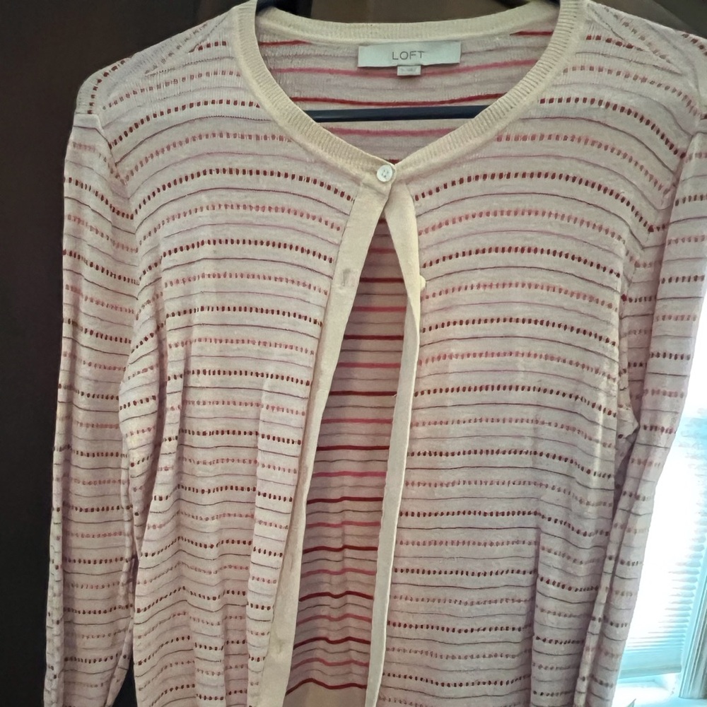 LOFT Cardigan Sweater Button Front